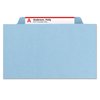 Smead Pressboard Classification Folder, Blue, PK10 19030